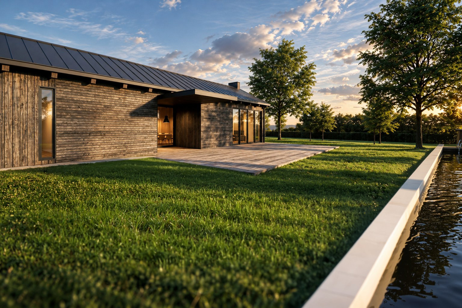 Une maison dans le paysage normand – plan 1
