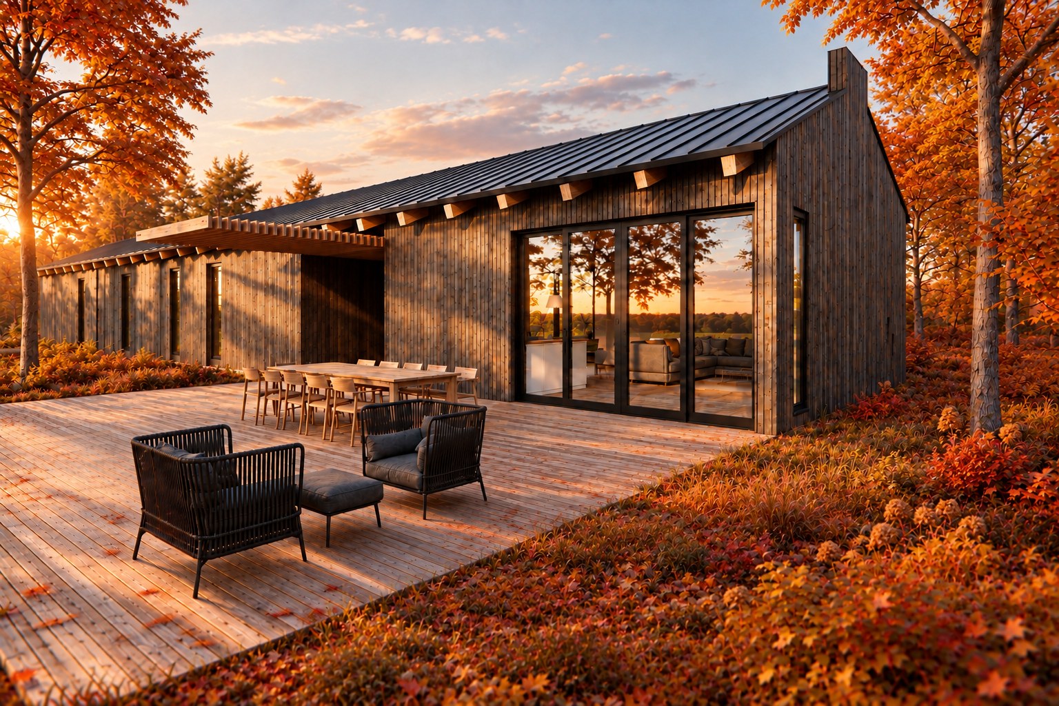 Une maison dans le paysage normand – plan 2