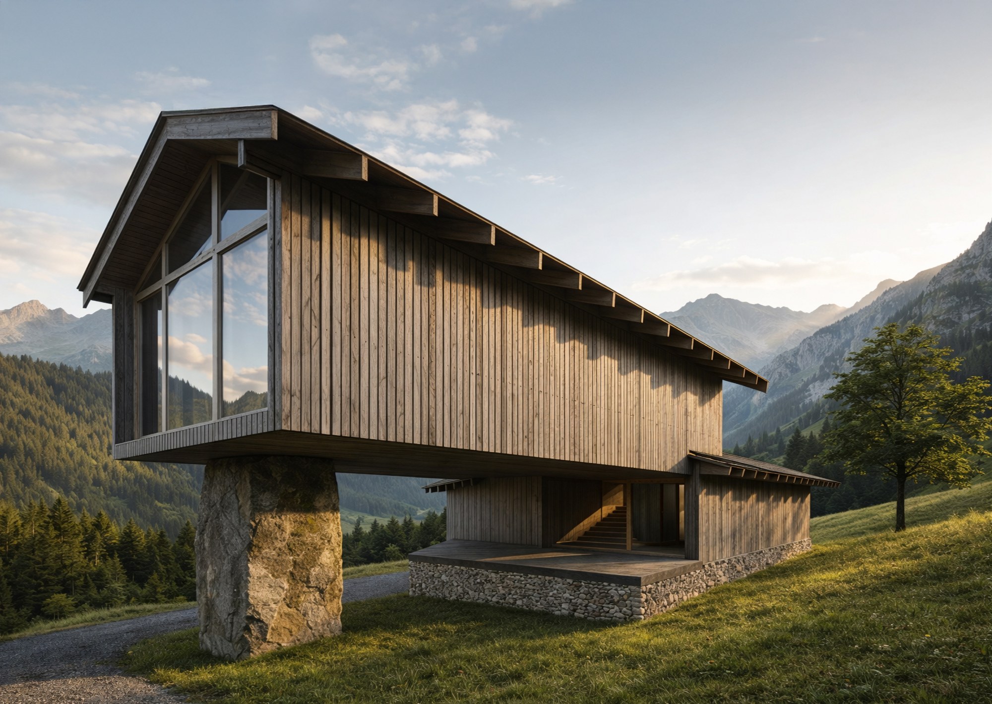 Villa, Megève, 2023 – AVA Alberto Venzo Architecte