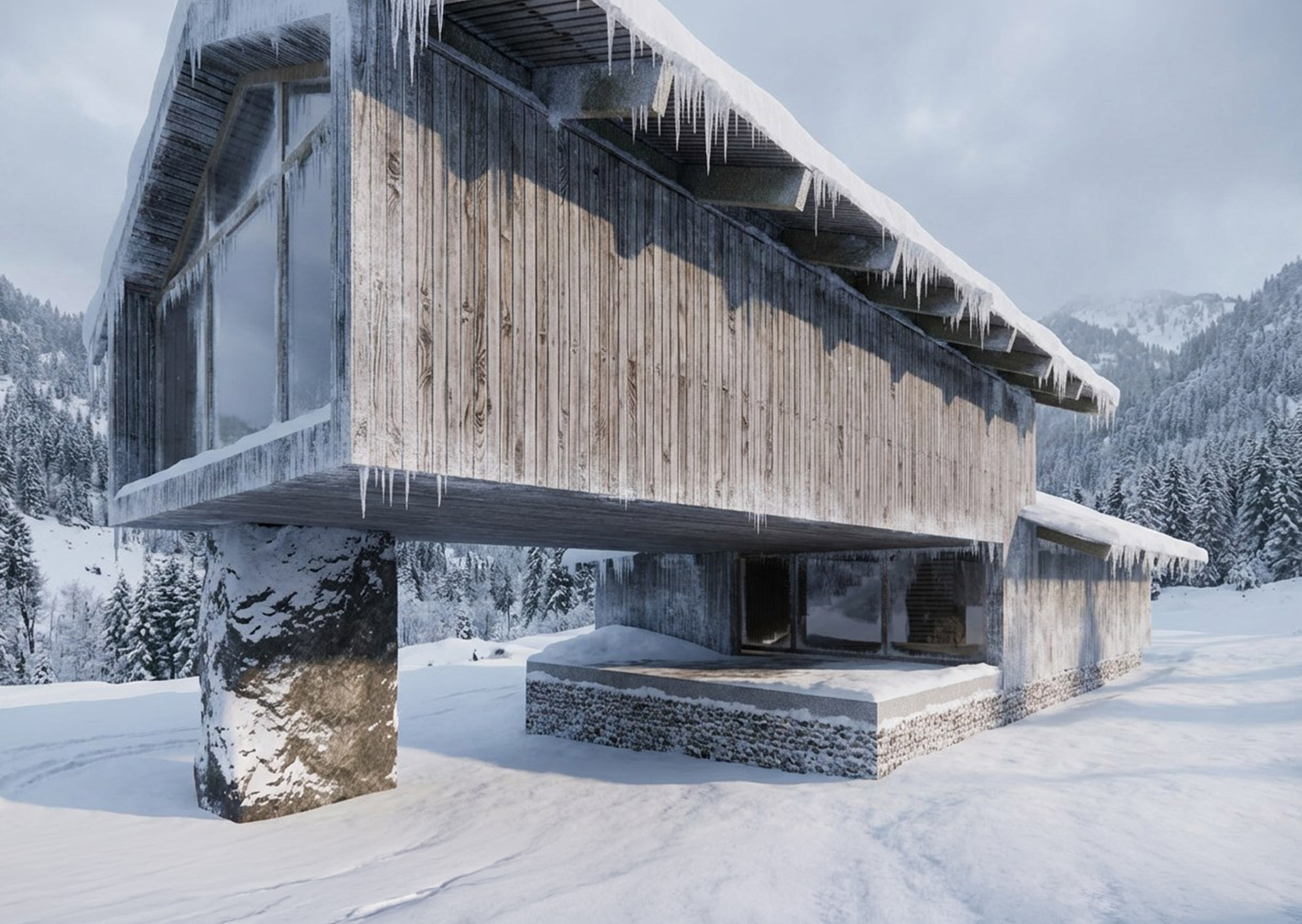 Villa alpine à Megève – plan 4